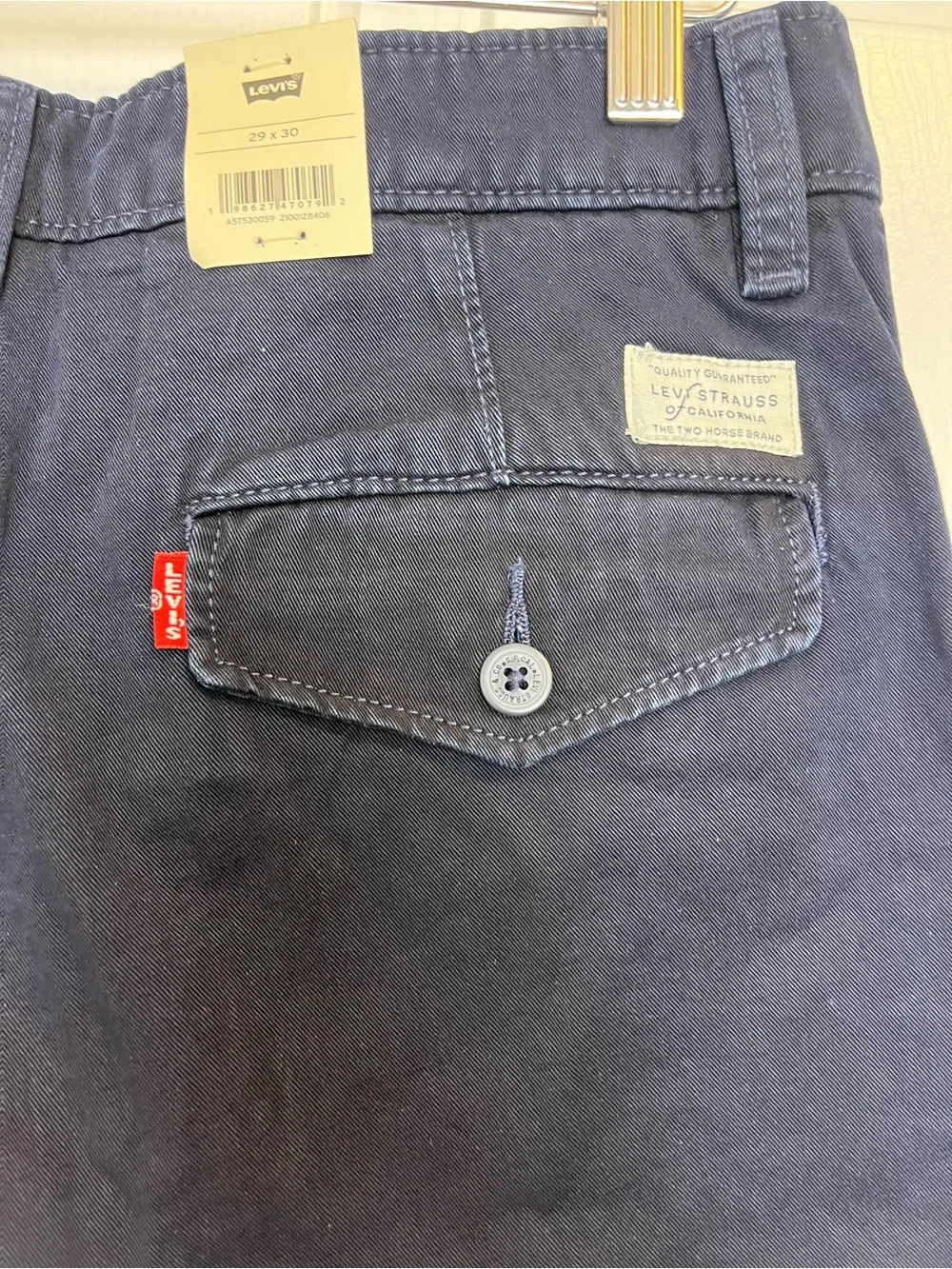 Levi's Dark Navy Casual Straight Chinos